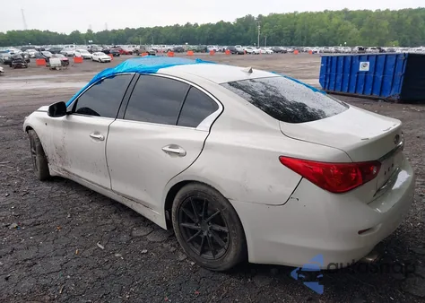 2014 Infiniti Q50 Premium/Sport from USA, damaged, VIN JN1BV7AP4EM691857